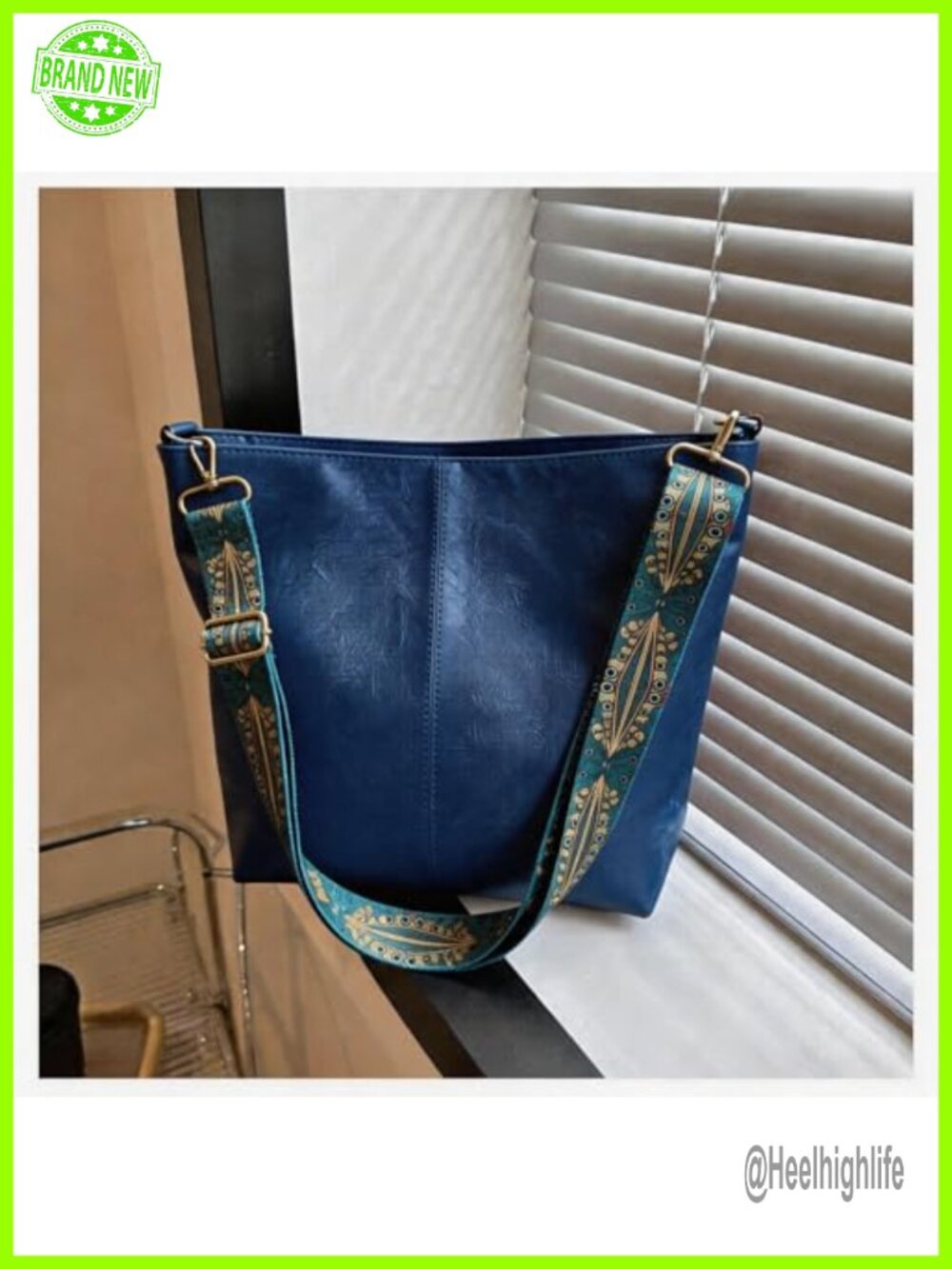 Bohemian Large Crossbody Bag Adjustable Strap Shoulder Purse for Travel